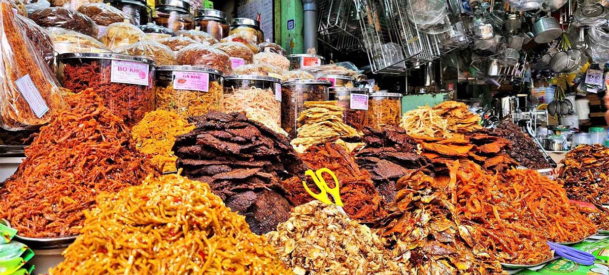 Dried seafood in Da Nang